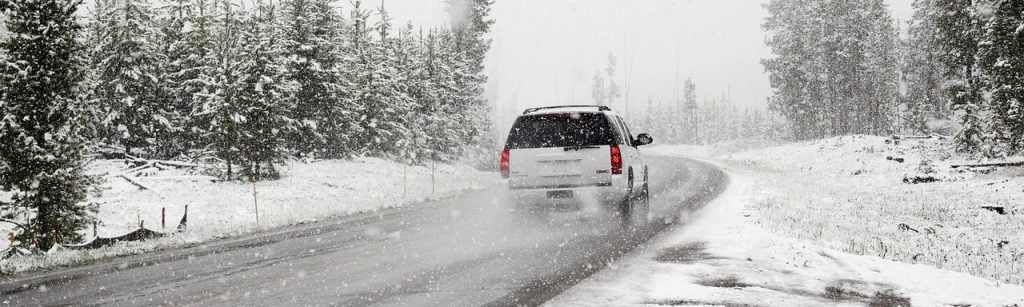 Snow Road Winter Car Roadtrip 